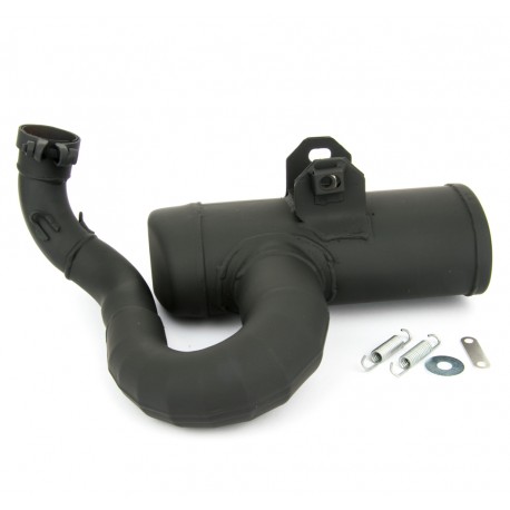 Touring black muffler