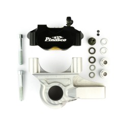 Braking System Ant. C-4P Black-Silver Radial Caliper