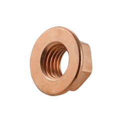Flanged copper nut M 7x1