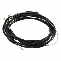 Black cable and sheath kit for PIAGGIO CIAO PX