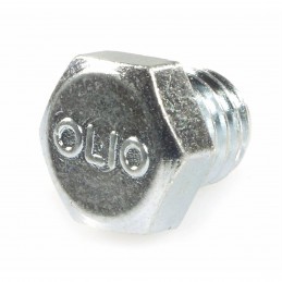 138345 Vis de remplissage / vidange d'huile M8x8 mm hexagonale avec inscription Oil