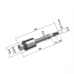 Gear shaft for Vespa PX