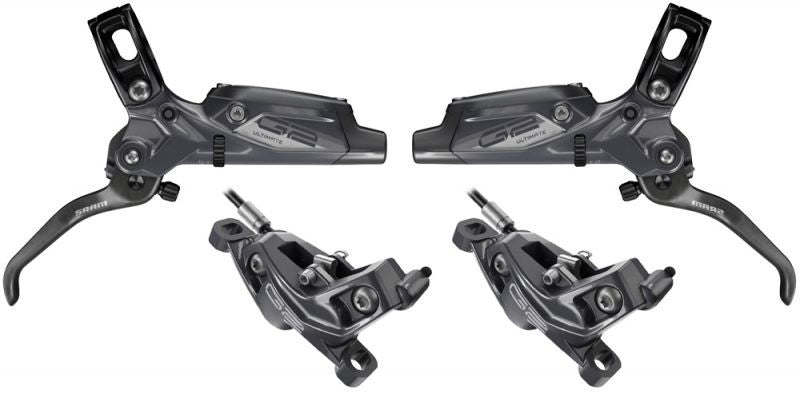 kit freno a disco level Sram anteriore e posteriore G2 ultimate 4 pistoncini